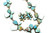 Royston Turquoise Cluster Necklace & Earring set 42220 Royston Turquoise Cluster Necklace & Earring set 42220