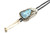 Spider Web Turquoise Bolo Tie 42220