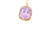 14K Rose Gold Amethyst and Garnet Pendant 42320