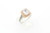 Cubic Zirconia Two-Tone Ring 50520 Cubic Zirconia Two-Tone Ring 50520