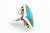 Sterling Silver Ring With Turquoise 51920