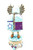 Sterling Silver Inlay Kachina 070720 Sterling Silver Inlay Kachina 070720
