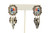 Multi-color Inlay Feather Earrings 071920