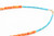 Orange Oyster & Turquoise 14K Gold Necklace 071720