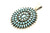Zuni Needle Point Pendant 080520