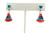 Multi- Color Cone Shape Earrings  080320 Multi- Color Cone Shape Earrings  080320