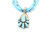 Sleeping Beauty Beads & Kingman Turquoise Pendant 100220 Sleeping Beauty Beads & Kingman Turquoise Pendant 100220