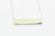Sterling Silver White Opal Bar Necklace 120520