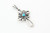 Turquoise Nugget Cross Pendant 121020