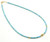 14k Gold Royston Turquoise Necklace 121120