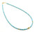 14k Gold Royston Turquoise Necklace 121120