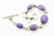Round Charoite Link Bracelet 121620