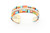 Multi-Color Cobblestone Cuff Bracelet 122820