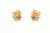Multi-Gemstone 14K Gold Earrings 032721 Multi-Gemstone 14K Gold Earrings 032721