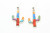 Multi- Color Cactus Earrings 040421 Multi- Color Cactus Earrings 040421