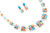 Multi-Color Tapered Necklace & Earring Set 041421