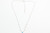 Sterling Silver Turquoise and Crystal Necklace 121321
