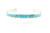 Thin Royston Turquoise Cuff Bracelet 010822