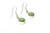 Simple Green Turquoise earrings 012622