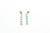 Zuni Turquoise Snake Eye Earrings 020422