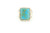 Square Royston Turquoise Ring 021922