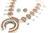 Two-Sided Navajo Squash Blossom Necklace 022122