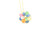 Gold Rhodium Multi-Color Crystal Flower Pendant 061922 Gold Rhodium Multi-Color Crystal Flower Pendant 061922