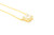Delicate Gold Rhodium Square Necklace 062522