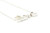 14K White Gold Love Necklace with Diamonds 063022