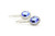 14k White Gold Tanzanite and Diamond earring 071720