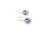 14k White Gold Tanzanite and Diamond earring 071720