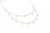 Double White Opal Drop Necklace 092022