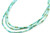 3 Strand 72-inch Turquoise Necklace 101523