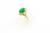 14K Gold Emerald and Diamond Ring 112322