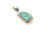 Sterling Silver Royston Turquoise Pendant 112422