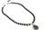 Black Onyx Necklace and Earring Set 121422