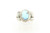 Sterling Silver Golden Hills Turquoise Ring 040223