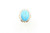 Round Kingman Turquoise Ring 040223