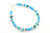 Disc Shape Turquoise Beaded Bracelet 040623