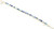 Play on Blue Silver Link Bracelet 050723 Play on Blue Silver Link Bracelet 050723