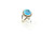 Kingman Turquoise Woman's Ring - WR1548628