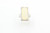 Large Rectangle White Opal ring 070523