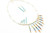 Turquoise and Multi-Color Reversible Necklace 072523 Turquoise and Multi-Color Reversible Necklace 072523