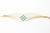 Liquid Gold Turquoise Bracelet 091423