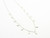 Sterling Silver White Opal Drop Necklace 101523