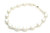Sterling Silver Oblong White Opal Bracelet 101923
