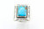 Sterling Silver Turquoise Men's Ring - WR1548654