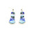 Play on Blue Wide Necklace and Earring Set 103123