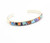 Sterling Silver Multi-color Cuff Bracelet 110723
