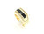 14K Gold Onyx and Diamond Ring 111723